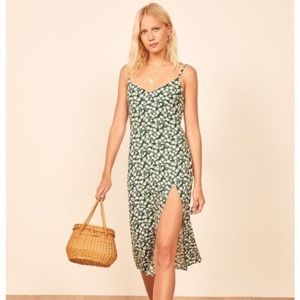 Reformation Crimini Dress - Cilantro